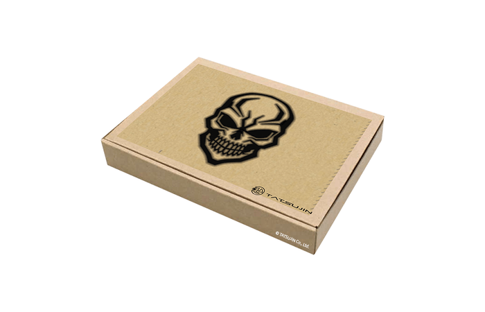 ▲スタンプラリー特典:「TATSUJIN EXTREME」架空基板収納ボックス