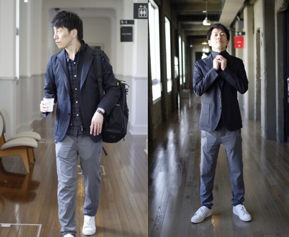 ジャケット&パンツモデル