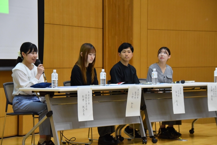 在学生による受験の体験報告会