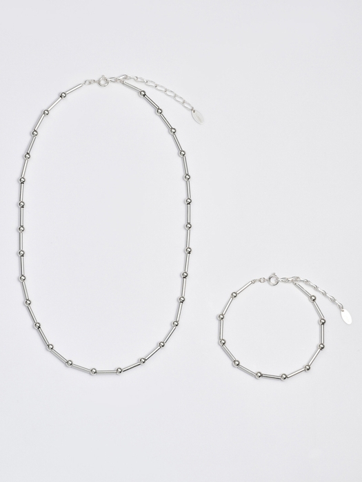 LAMBDA　NEW COLLECTION　Liquid　　SVバブルネックレス