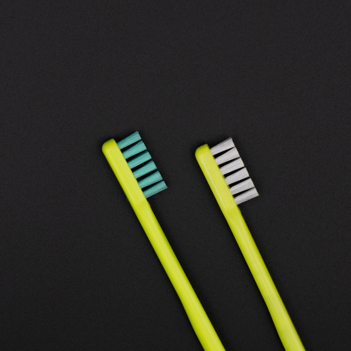 毛丈7mm、硬さは選べる2タイプ(かため／やわらかめ)