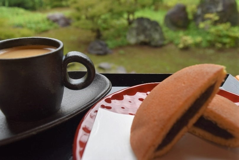 どら焼きと徳川将軍珈琲(1,000円)