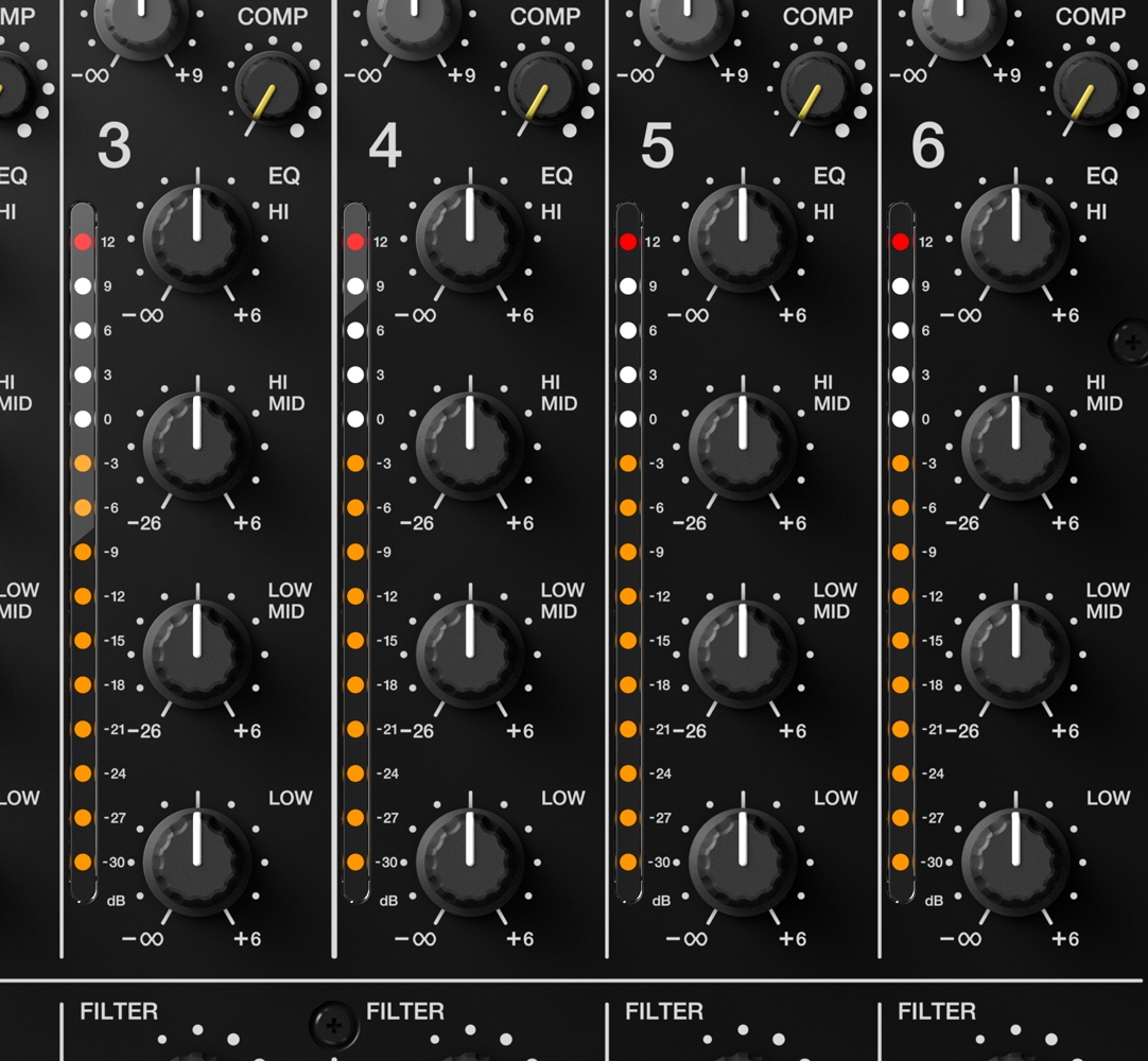より自然かつ繊細なミックスを可能にするチャンネルストリップ