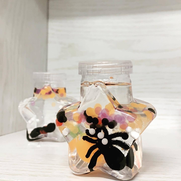 工作&作文(日記)イベント10月予定の工作(ハロウィンぷにぷにイメージ)