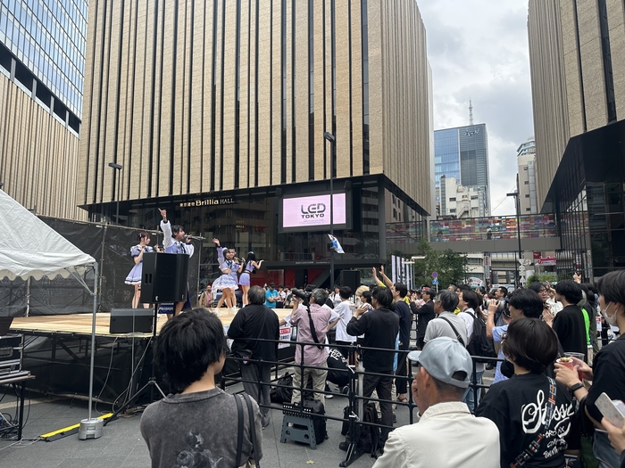 中池袋公園で開催された「WELOVETOSHIMA〜地域貢献メッセ〜」の様子①