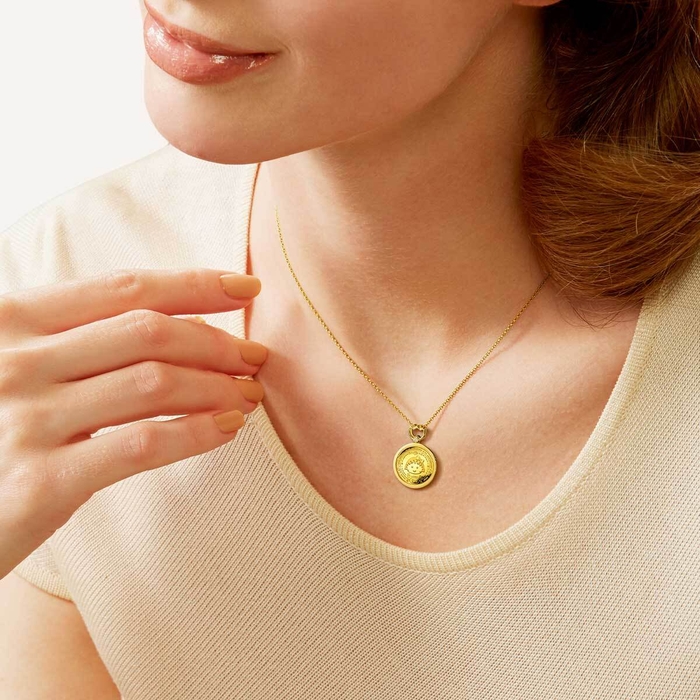 ちびまる子ちゃんコインペンダントモデルカット