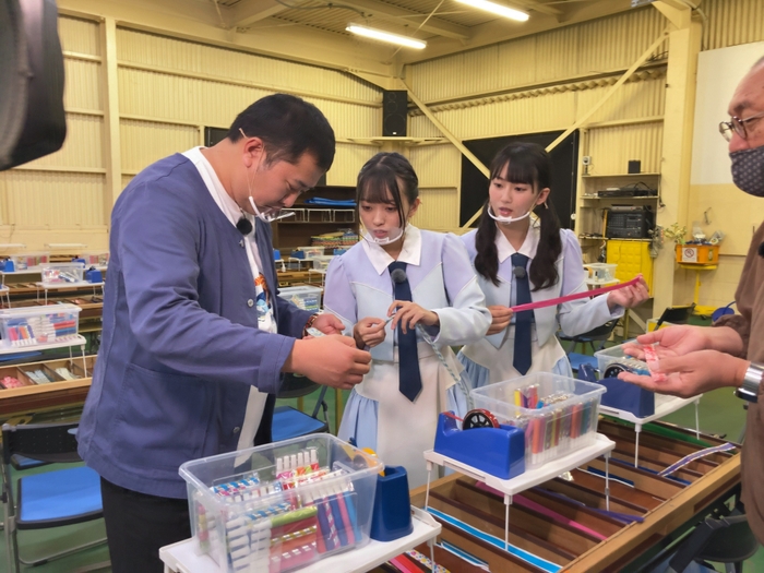 バトルの前は和気あいあい♪