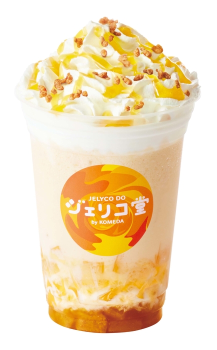 マンゴージェリー&マンゴーフラッッペ(玄米あられ+わらびもち)