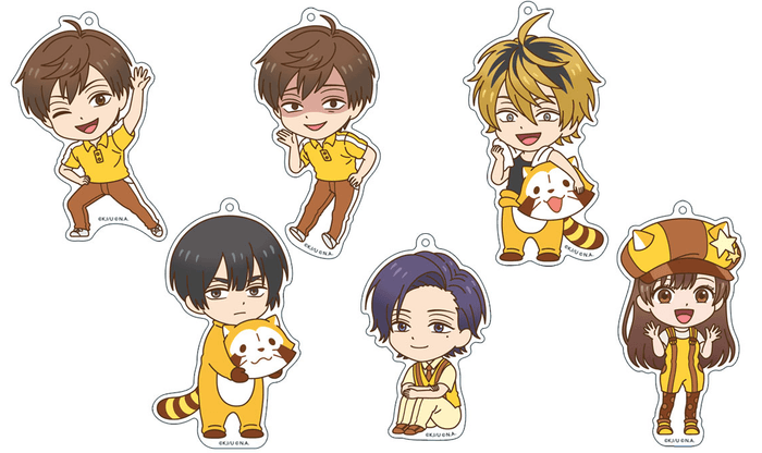 おっきめアクリルキーホルダー（全6種） 各1,100円