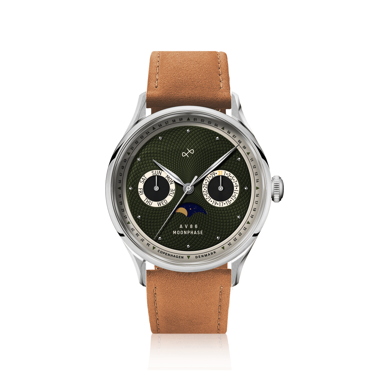 1968 Moonphase, Steel / Green