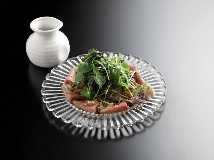 蕎麦屋のローストビーフ