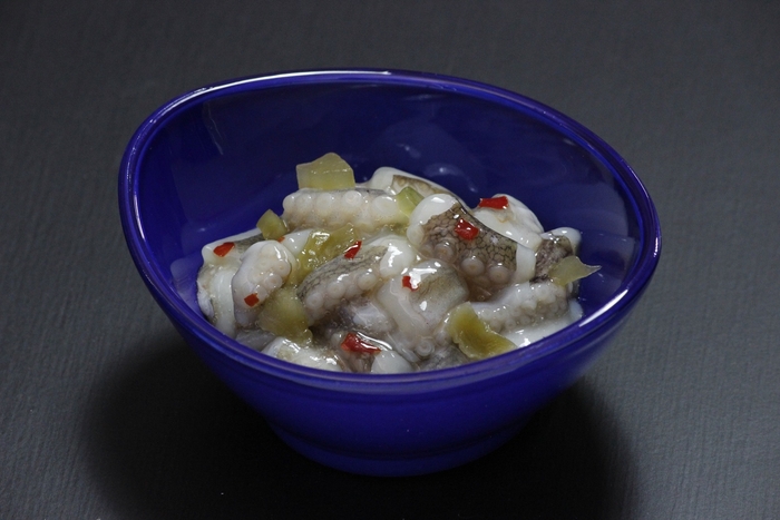 居酒屋定番メニュー「たこわさび」