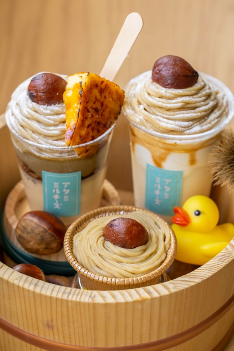 旬の味覚「栗」を堪能!一昨年人気のモンブランバスクや新商品2種が登場