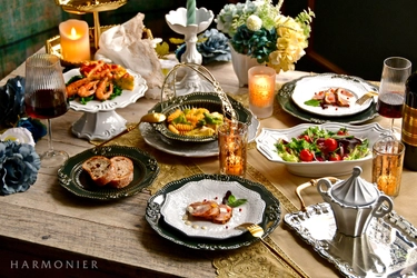 自宅での特別な日のディナーやおもてなしシーンに最適　 25SS新作食器のテーブルコーディネートを公開！