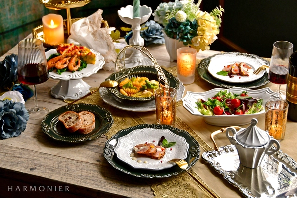 自宅での特別な日のディナーやおもてなしシーンに最適　 25SS新作食器のテーブルコーディネートを公開！