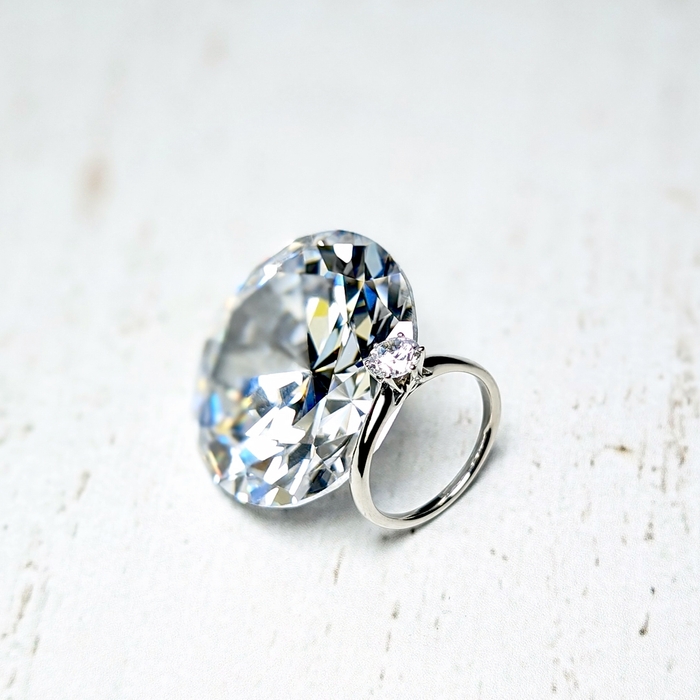 鍛造の婚約指輪1