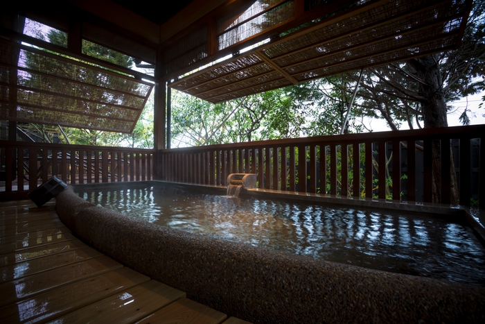 【はなれ5棟】夕日ヶ浦温泉露天風呂一例