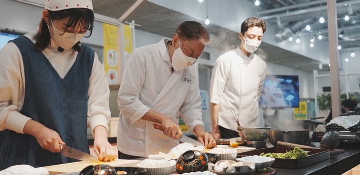 令和5年(2023年)2月にメディカルサポートセンターが実施した食育イベントの様子