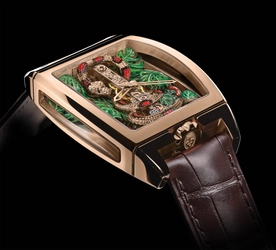 コルムがGENEVA WATCH DAYSにてユニークピースの『ゴールデンブリッジ』を発表(8月29日)
