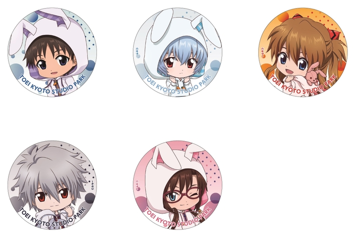 トレーディング缶バッジ 兎年ミニキャラVer. ¥440(税込)