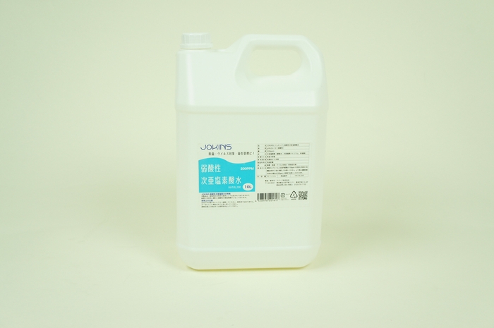 JOKINS弱酸性次亜塩素酸水200ppm 10Lボトル