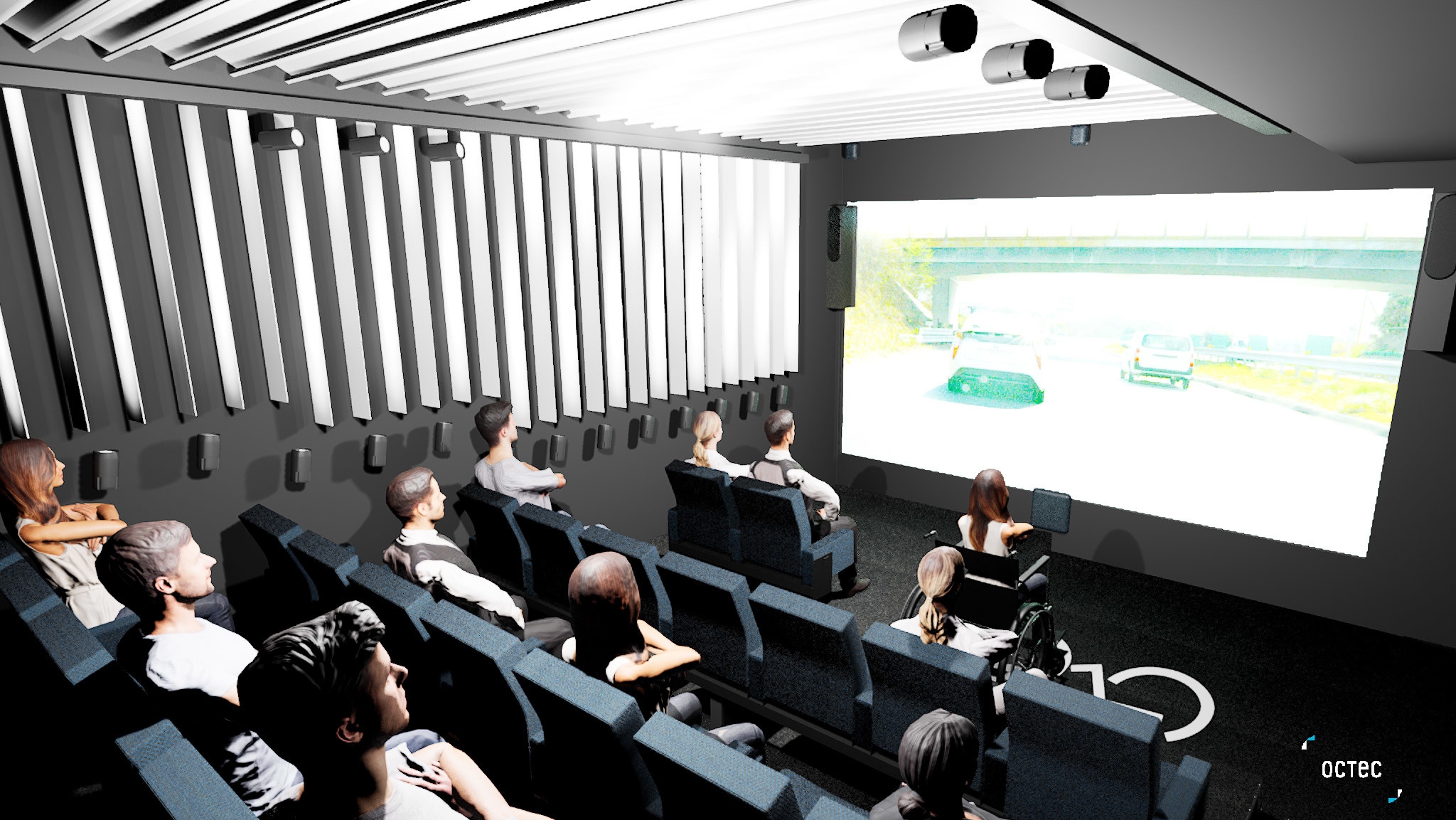 Studio&Cinema「Lumenarium」用途その3及び4 予想図「高輝度Cinema」