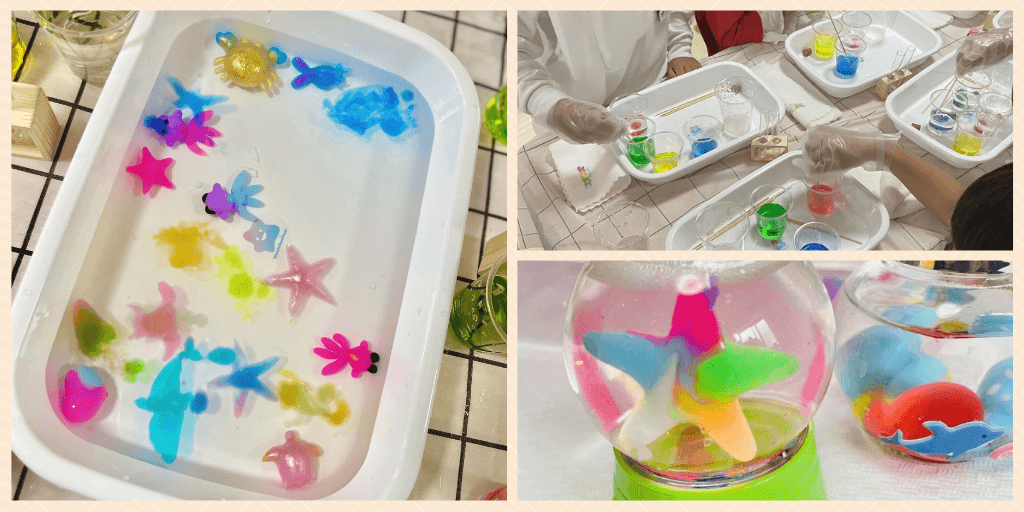 水の自由研究(日記)&工作 工作時の様子