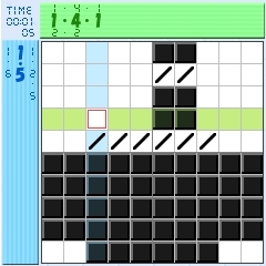 『沙羅ちゃんのロジックパズル』 ゲーム画面