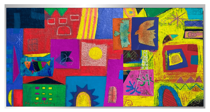 「太陽と羽ばたく港まち」原画