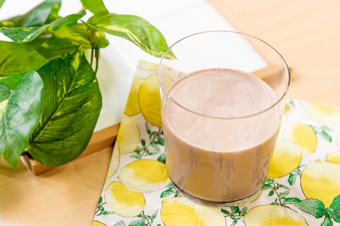 骨キッズ®カルシウム チョコレート風味を溶かした際のイメージ