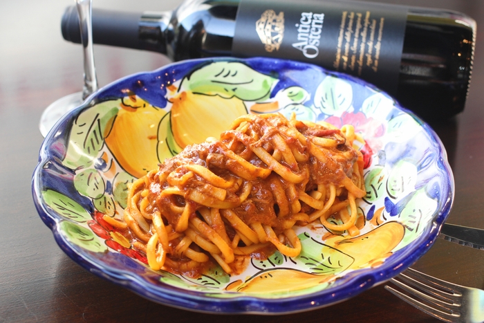 極上豚の煮込み トマトクリームソース