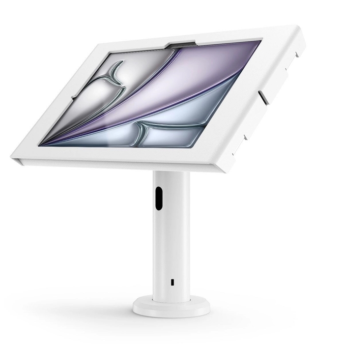 オプションで複数iPadの設置も可能な机上スタンド(TCDP01W+11APXBW)