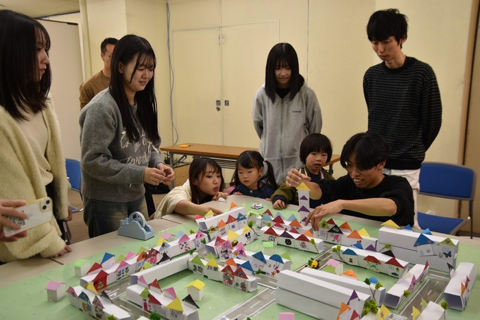 商店街の模型を復活!