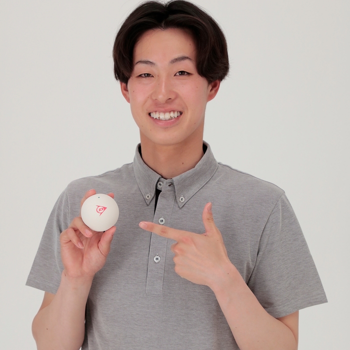 ソフトテニス:上松俊貴選手