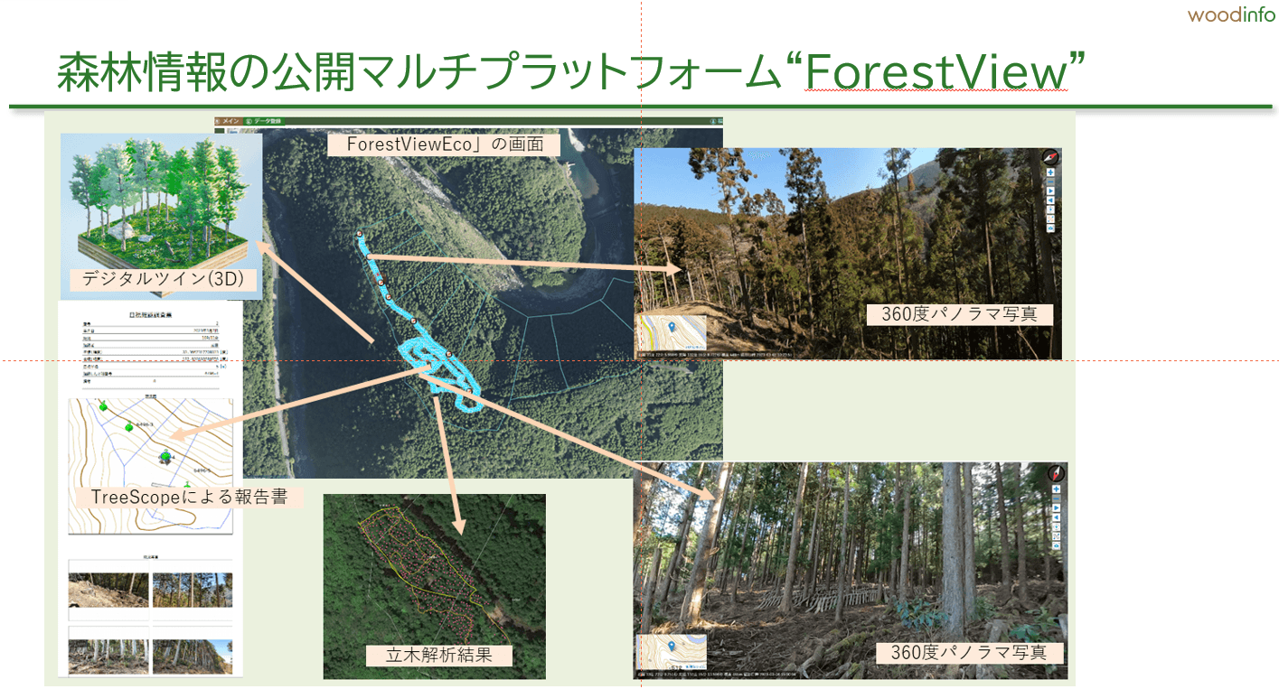樹木情報の総合表示プラットフォーム
