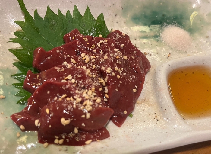 希少部位の生レバー