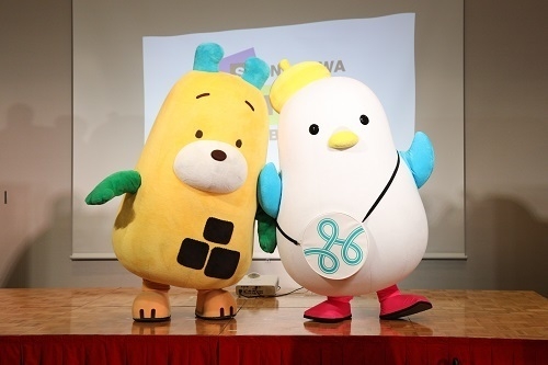 (左)シナガワン (右)しなーと