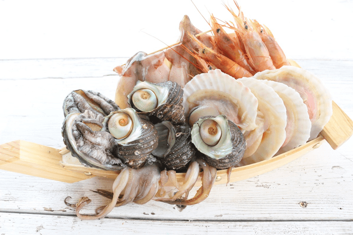 浜焼き2人前盛り写真