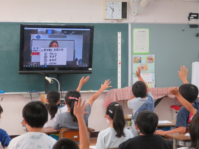 【ユメセン2022開催実績】第1回 長崎県長崎市立南長崎小学校 加藤 ゆか先生(元水泳選手)