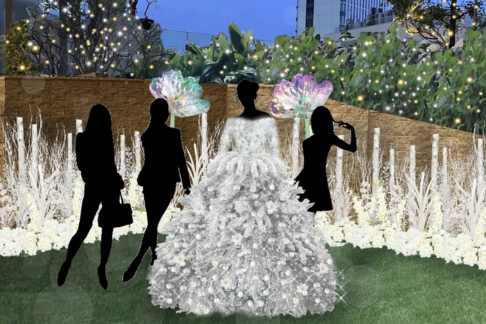 ドレス&ジャイアントフラワー(イメージ)