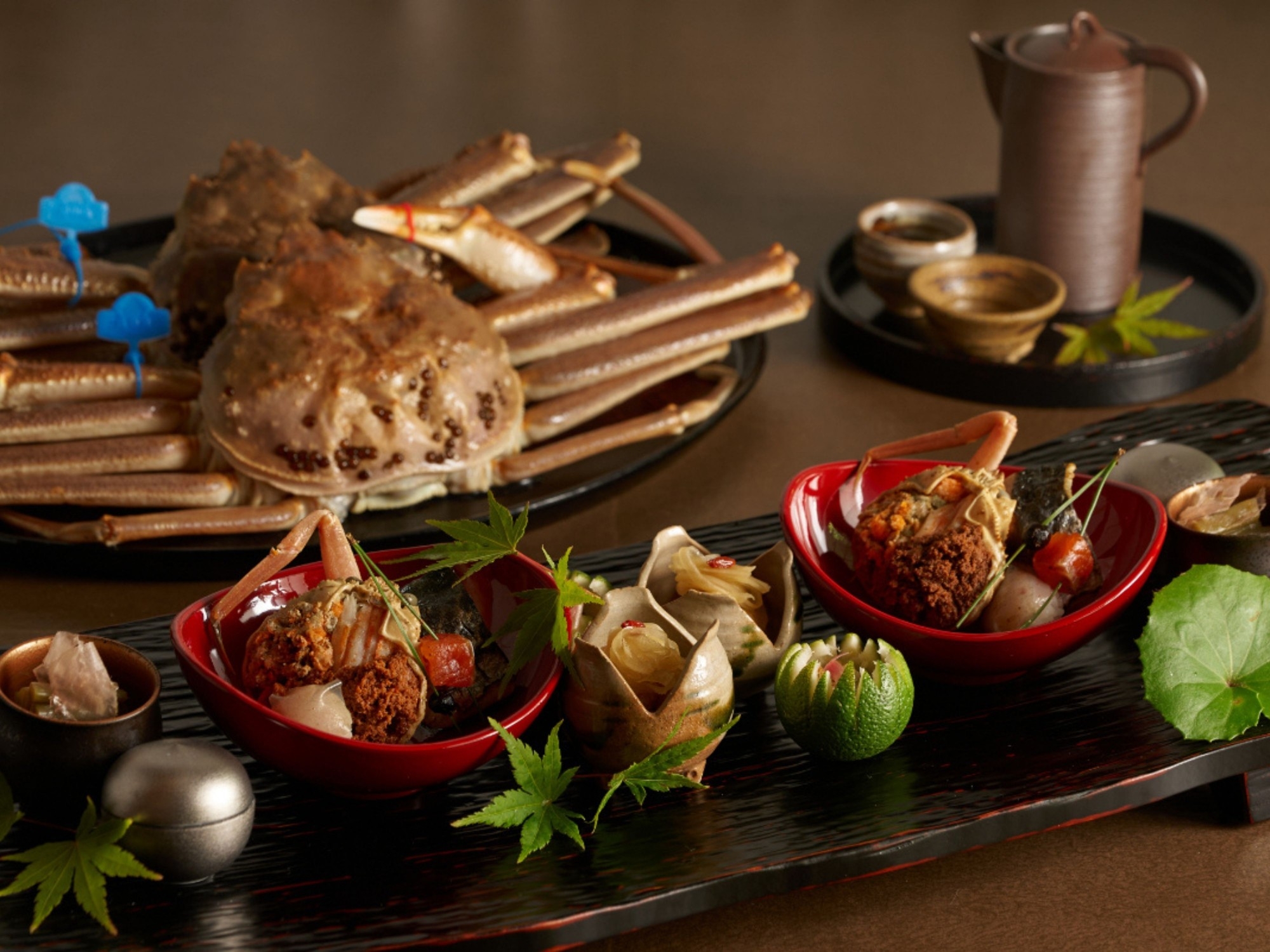 活松葉蟹お一人様一杯の蟹尽くし ※2名様一例