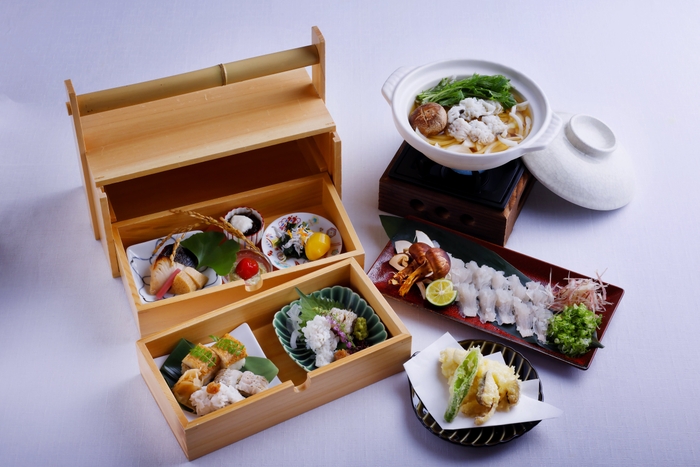 ▲「鱧と松茸の秋御膳」を提供