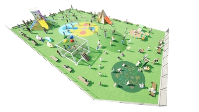 富山駅北口「牛島パークフロント」内に 小学生以下対象の有料遊具エリア「ごっこぱーく」が 11月6日(月)グランドオープン