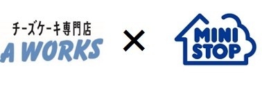 チーズケーキ専門店A WORKS ミニストップ ロゴ
