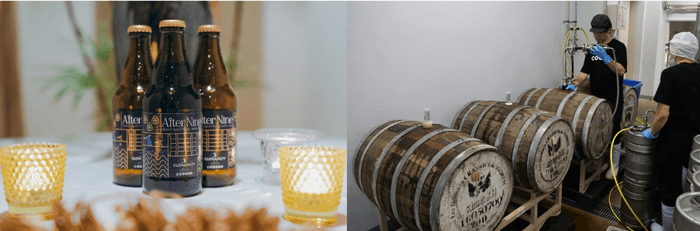 After Nineと使用したラム樽