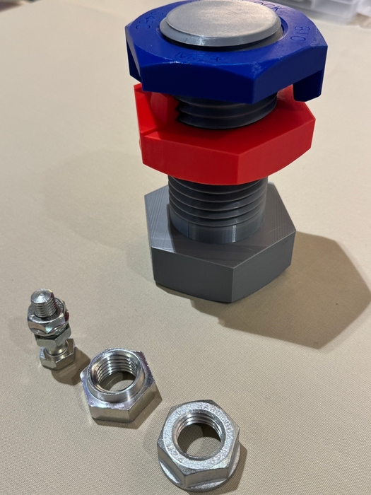 ゆるまないナット模型