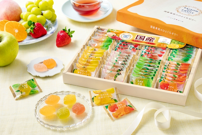 <セゾン デュ フリュイ>国産果実のひとくちゼリー
