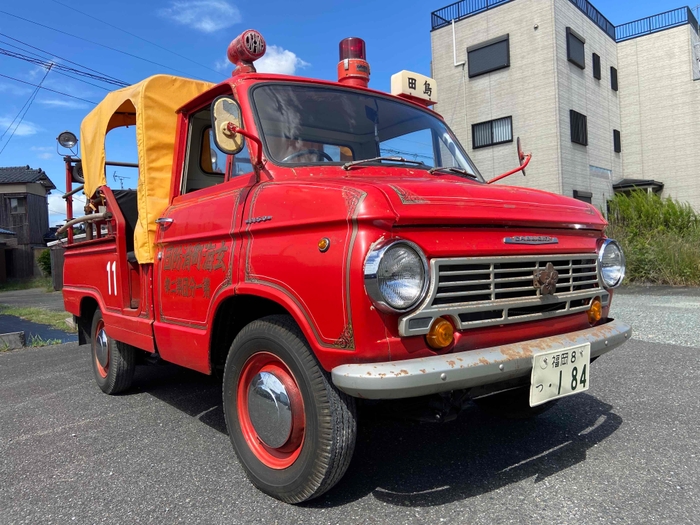<実演体験車両>ダットサン キャブライト消防車