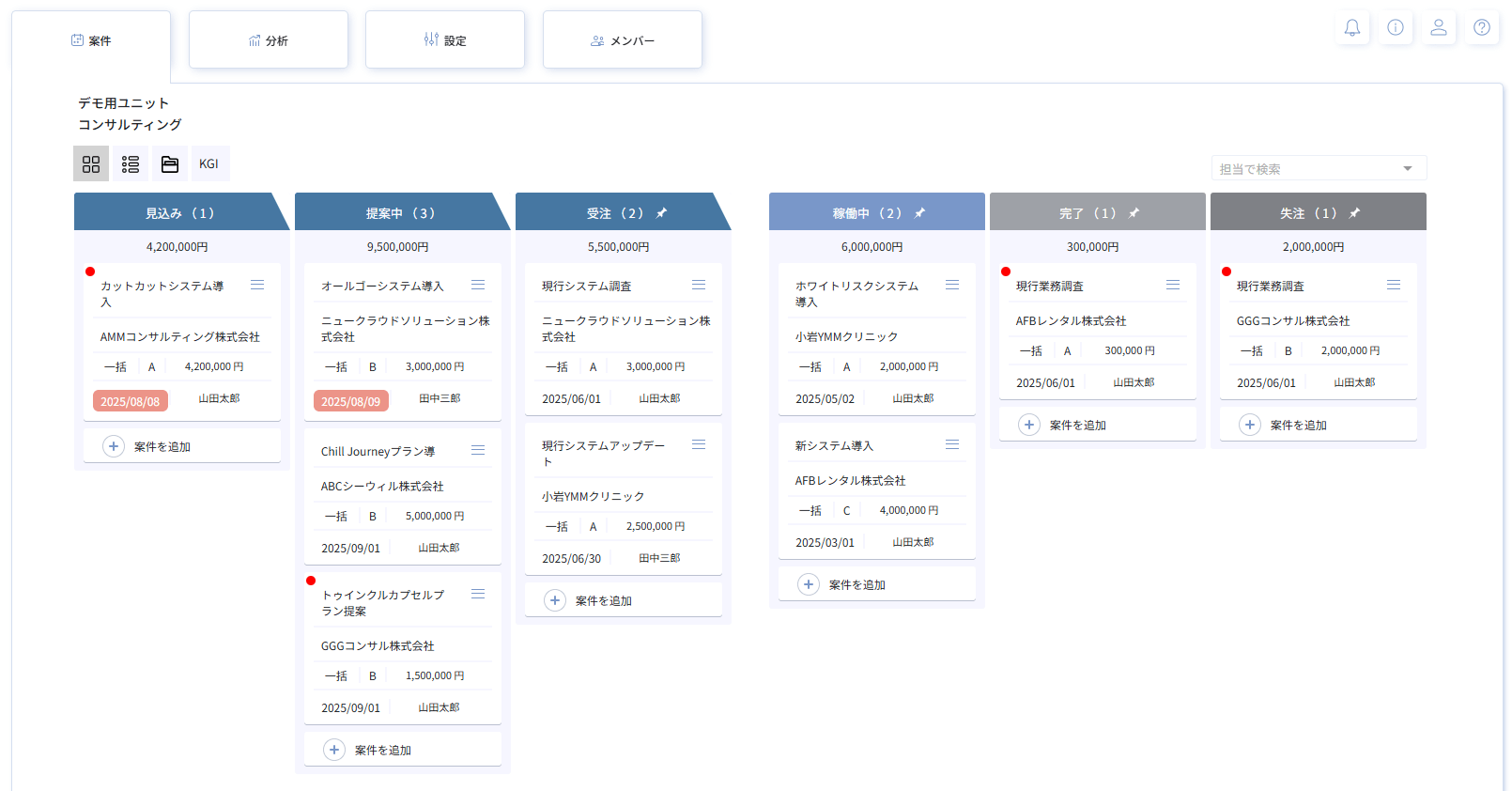 プロセス管理画面の利便性をさらに向上