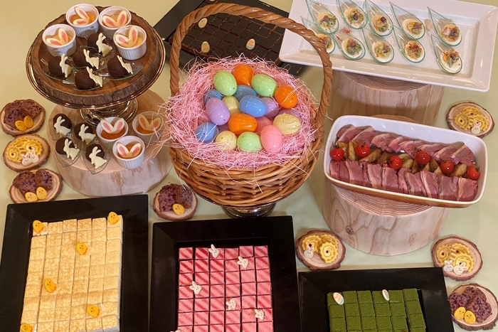 イースターがテーマのバイキングメニュー